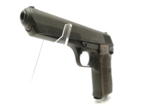 halbautomatische Pistole Brünner Waffenwerke - m. 52 - Note 3  - Brünner Waffenwerke Modell 52, ehem. als Militärpistole beliebt, Rollenverschluß, Bakelit Griffschalen (leider Zustand 3-4), Metall und Technik gut bis sehr gut, dadurch Gesamtnote 3, 5" Lau