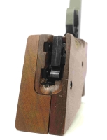halbautomatische Pistole Baikal - IJ35 - Note 3  - russische Sportpistole mit sehr guten Schußeigenschaften, mit Morini Sportgriff f. Rechtshänder, Größe L, Brünierung leicht berieben, alles typisch russisch robust, Abzug plus Abzugszüngel einstellbar, St