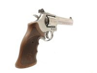 Revolver Smith & Wesson - 686-6 Deluxe Match Master - Note 2  - aktueller Spitzen-Sportrevolver (NP 2.099,00), Smit & Wesson 686-6 Deluxe Match Master, Kal. .357Mag., Nussbaumholz-Griffschalen orig S&W, stainless matt, leichte Gebrauchsspuren sichtbar, Be