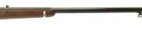Einzellader Flinte Husqvarna - ohne - Note 3  - Sammlerwaffe Husqvarna Rolling Block Flinte im Kal. 16/65, extrem langer Lauf (100cm), Schaftbacke rechts, Metallschaftkappe, feste Kimme und Korn, Rolling Block Verschlu&szlig; mit Auszieher, vorderer Laufteil Ac