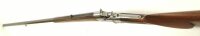 Einzellader Flinte Husqvarna - ohne - Note 3  - Sammlerwaffe Husqvarna Rolling Block Flinte im Kal. 16/65, extrem langer Lauf (100cm), Schaftbacke rechts, Metallschaftkappe, feste Kimme und Korn, Rolling Block Verschlu&szlig; mit Auszieher, vorderer Laufteil Ac