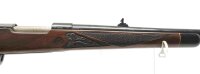 Repetierb&uuml;chse Zastava - 98er System - Note 1  - Unikatwaffe von Zastava im Kal. 458WinMag., Unikat durch prof. Schaftverschneidungen am Holzschaft, jagdliche Motive, offene Visierung mit Kimme und Korn, Aufnahmeschrauben auf dem System f&uuml;r Zastava-Basen 