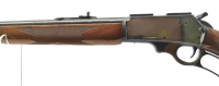 Unterhebelrepetierbüchse Marlin - 444 Sporter - Note 2  - Unterhebelrepetierbüchse von Marlin im Kal. .444 Marlin, gepflegter Zustand, Holz und Metall Note 2,0, Unterhebel, vordere Manschette und System in silber glänzend poliert (Brünierung entfernt), Au