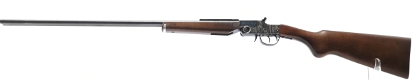 Doppelflinte Falco - ohne - Note 2  - seltene Doppelflinte im Kal. 9mm Flobert, führig und leicht, Hahnspanner, Kipplauf, Auszieher, Perlkorn, aufgeklebtes zusätzliches Längs-Leuchtkorn grün, buntgehärtetes System, angebrachte Prismenschiene für ZF-Aufnah