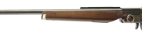 Doppelflinte Falco - ohne - Note 2  - seltene Doppelflinte im Kal. 9mm Flobert, führig und leicht, Hahnspanner, Kipplauf, Auszieher, Perlkorn, aufgeklebtes zusätzliches Längs-Leuchtkorn grün, buntgehärtetes System, angebrachte Prismenschiene für ZF-Aufnah