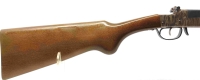 Doppelflinte Falco - ohne - Note 2  - seltene Doppelflinte im Kal. 9mm Flobert, führig und leicht, Hahnspanner, Kipplauf, Auszieher, Perlkorn, aufgeklebtes zusätzliches Längs-Leuchtkorn grün, buntgehärtetes System, angebrachte Prismenschiene für ZF-Aufnah