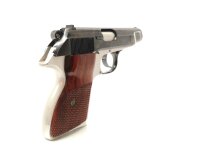 halbautomatische Pistole FEG - PA63 - Note 2  - beliebter ungarischer Walther PP-Nachbau, Kal. 9mm Makarow, mit Holzgriffschalen und zus&auml;tzlichem Paar Kunststoffgriffschalen, beidh&auml;ndige Nutzung, ideal als Fangschusswaffe, technisch einwandfrei, optisch N
