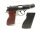 halbautomatische Pistole FEG - PA63 - Note 2  - beliebter ungarischer Walther PP-Nachbau, Kal. 9mm Makarow, mit Holzgriffschalen und zus&auml;tzlichem Paar Kunststoffgriffschalen, beidh&auml;ndige Nutzung, ideal als Fangschusswaffe, technisch einwandfrei, optisch N