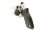 Revolver Taurus - 44 - Note 2  - Magnum-Revolver v. Taurus Brasil, Kal. 44Magnum, schwarze Gummiformgriffschalen mit Fingermulden, 6" Lauf, silberfarben gl&auml;nzend, beidh&auml;ndige Nutzung m&ouml;glich, vebreitertes Abzugsz&uuml;ngel und Hahn, gepflegtr guter optischer Z
