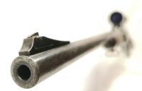 Repetierbüchse Steyr Mannlicher - S - Note 3  - Großwildjagd-Repetierbüchse v. Steyr, Kal. .375 Holland&Holland, metallische Oberflächen (Lauf und Zielfernrohr) sollten nachbrüniert werden, diese ist teilweise stark berieben, ansonsten aber technisch und 