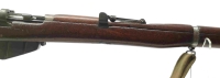 Repetierbüchse Enfield - No. 1 MK III - Note 3  - No. 1 MK III  Enfield von B.S.A. (kein SMLE) aus Nachlaß, optisch Zustand 3 (alterstypisch), Lauf sehr gut, Kal. .303brit., Schaftmetallkappe (messingfarben) mit Putzzeugfach (mit Putzzeug), Schiebekimme, 