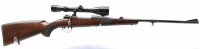 Repetierb&uuml;chse AKAH - M98 - Note 3  - Jagdrepetierer von AKAH (Import) im Kal. 7x64, mit GECO Zielfernrohr mit fester Vergr&ouml;&szlig;erung 6x42, unbeleuchtet, Lauf und Technik im sehr guten Zustand, Holz mit Gebrauchsspuren (jagdlich), Gesamt Note 2,5, Einhakmont