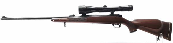 Repetierb&uuml;chse Weatherby - Mark V - Note 2  - Gro&szlig;kaliberb&uuml;chse, Repetierer (Mehrlader) von Weatherby (Made in Japan), Kal. 340WeatherbyMagnum, mit ZEISS-Zielfernrohr Diavari 2,5-10x52 unbeleuchtet, Schwenkmontage, R&uuml;ckstecher (franz. Stecher), Kimme und 