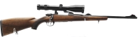 Repetierbüchse Zastava - ohne - Note 2  - schöner Jagdrpetierer mit Zielfernrohr von DOCTER, unbeleuchtet, massive Gummischaftkappe, gekröpfter Gammerstämgel, Glas und Waffe im gepflegten Zustand, Note 2-2,5, technisch einwandfrei, Riemenbügelösen, deutsc