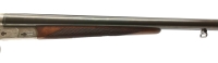 Doppelflinte Simson - ohne - Note 2  - f&uuml;hrige Doppelflinte, Kal. 16/70, Suhler Wertarbeit m. Q1 Stempel, Beschu&szlig; 1962, beidseitig verbaute Signalstifte, Sicherung auf Kolbenhals, Schaft leicht rechts geschr&auml;nkt, Kunststoffschaftkappe, Holzzustand Note 2,