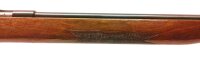 Einzellader B&uuml;chse Izhmash - CM2 - Note 3  - russische Matchwaffe f&uuml;r KK (50m), mit Ringkorn (Diopter fehlt leider), Schaft im ordentlichen Zustand, mit Klarllack &uuml;berzogen, Schaftbacke linksseitig ausgeformt (somit f. Rechtsh&auml;nder), Laufbr&uuml;nierung ebenfa