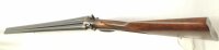 Doppelflinte Husqvarna - 1908 - Note 2  - schwedische Doppelflinte mit Lefaucheux-Verschlu&szlig;, englischer Schaft aus Nu&szlig;baum, Kal. 12/70, deutscher Beschu&szlig; aus 1999, kein Stahlschrotbeschu&szlig;, buntgeh&auml;rtete Stahlbeschl&auml;ge, Modell 20 aus dem Jahre 1908, Schaft
