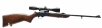 Einzellader Büchse ZBROJOVKA BRNO - ZBK 110 - Note 3  - Raubwildwaffe von BRNO Arms, ZBK 110 mit .22Hornet, Kipplaufbüchse (Einzellader), mit Zielfernrohr Lisenfeld Jaguar 6x42, unbeleuchtet, Kunststoffschaftkappe, offene Visierung ist erhalten geblieben 