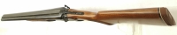Doppelflinte Baikal - 43K Coach Gun - Note 2  - Baikal 43K, Coach-Gun, kurze Schrotflinte mit Hahnspannung, Doppelabzug, Westernapplikation auf der Basküle, guter Pflegezustand, technisch in Ordnung, Kal. 12/70 ohne Stahlschrotbeschuß, Choke 2x 18,4, Flin