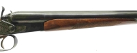 Doppelflinte Baikal - 43K Coach Gun - Note 2  - Baikal 43K, Coach-Gun, kurze Schrotflinte mit Hahnspannung, Doppelabzug, Westernapplikation auf der Basküle, guter Pflegezustand, technisch in Ordnung, Kal. 12/70 ohne Stahlschrotbeschuß, Choke 2x 18,4, Flin