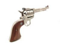 Revolver Ruger - New Model Single Six - Note 2  - Revolverset RUGER Single-Six, mit .22lr.-Trommel und .22WinMag.-Trommel, Revolver wird als .22WinMag. eingetragen, .22lr.-Trommel als Zusatzeintrag, typischer Ruger Single-Six, stainless, Single-Action onl