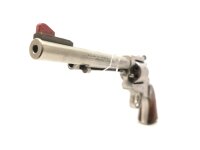 Revolver Ruger - New Model Single Six - Note 2  - Revolverset RUGER Single-Six, mit .22lr.-Trommel und .22WinMag.-Trommel, Revolver wird als .22WinMag. eingetragen, .22lr.-Trommel als Zusatzeintrag, typischer Ruger Single-Six, stainless, Single-Action onl