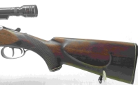 Bockb&uuml;chsflinte Kettner - Puszta - Note 3  - robuste Bockb&uuml;chsflinte aus Ungarn, vertrieben durch die Fa. Kettner, Modell Puszta, Kal. 7x65R und 12er Flintenlauf (12/70), optischer Zustand Note 3 (jagdliche F&uuml;hrungsspuren sichtbar), technisch einwandfrei,