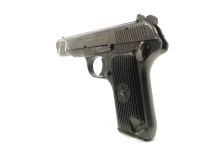 halbautomatische Pistole Norinco - 213 - Note 3  - halbautomatische Pistole, 110mm Lauf, feste Kimme, Bakelitgriffschalen schwarz, beidhändige Nutzung möglich, Sicherung linksseitig, guter gepflegter Zustand, technisch in Ordnung, gesamt Note 2,0 *** vore