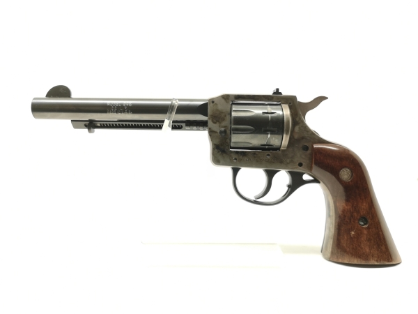 Revolver H&R - 949 Forty Niner - Note 2  - sch&ouml;ner Revolver im Westernstyle, Harrington & Richardson Mod. 949, mit Lademulde links, stahlgebl&auml;utem Rahmen, Single-/Double-Action Abzug, 9-Schusstrommel, in Deutschland eher selten erh&auml;ltlich, Visierung &uuml;ber 