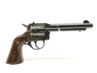 Revolver H&R - 949 Forty Niner - Note 2  - sch&ouml;ner Revolver im Westernstyle, Harrington & Richardson Mod. 949, mit Lademulde links, stahlgebl&auml;utem Rahmen, Single-/Double-Action Abzug, 9-Schusstrommel, in Deutschland eher selten erh&auml;ltlich, Visierung &uuml;ber 