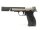 halbautomatische Pistole H&auml;mmerli - X-Esse - Note 2  - beliebte KK-Sportpistole mit 150mm Lauf v. H&auml;mmerli, bi-color Ausf&uuml;hrung, LPA-Kimme verstellbar, optisch mit leichten Gebrauchsspuren, technisch einwandfrei, eine gute Note 2 insgesamt, f&uuml;r Rechts- un