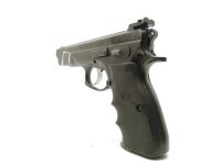 halbautomatische Pistole CZ Uhersky Brod - 85 - Note 2  - Sportpistole CZ 85, Kal. 9mmLuger, mit LPA-Visierung, guter gepflegter Zustand, mit 2 Magazinen, 9mm Luger Pistole mit beidseitigem Sicherungshebel, Gummigriff&uuml;berzug von Hogue, augenscheinlich ger