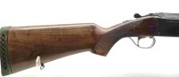 Bockdoppelflinte Hubertus - Boito - Note 4  - sch&ouml;ne f&uuml;hrige Jagd- / Sportflinte mit Halb- und Vollchoke von Hubertus, Einabzug, kein Stahlschrotbeschu&szlig;, ventilierte Schaftkappe, in schwarz gehaltene Bask&uuml;le, Perlkorn, 71er Laufl&auml;nge, optisch Note 2-3 (eh