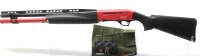 halbautomatische Flinte DERYA - Lion LP-101 - Neuwertig - neuwertige halbautomatische Flinte im Kal. 12/76 aus dem Hause Derya, Mod. Lion Practical LP-101 in der Farbkombi rot/schwarz, mit R&ouml;hrenmagazin, kompl. Orig. Zubeh&ouml;r (au&szlig;er Karton), Hilfsfiberglas