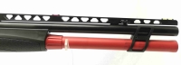 halbautomatische Flinte DERYA - Lion LP-101 - Neuwertig - neuwertige halbautomatische Flinte im Kal. 12/76 aus dem Hause Derya, Mod. Lion Practical LP-101 in der Farbkombi rot/schwarz, mit R&ouml;hrenmagazin, kompl. Orig. Zubeh&ouml;r (au&szlig;er Karton), Hilfsfiberglas