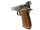 halbautomatische Pistole FEG - P9 - Note 3  - sportliche Gebrauchspistole von FEG - Ungarn, mit 4,5" Lauf, Holzgriffschalen, beidh&auml;ndige Nutzung m&ouml;glich, Sicherung linksseitig, Modell P9, 9mm Luger, LPA-Kimme (Mikrometerkimme), optischer Zustand gepflegt 