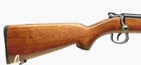 Repetierb&uuml;chse Norinco - JW-15A - Note 2  - robuster KK-Repetierer f&uuml;r Sport und Hobby, oder Fallenjagd, funktioniert tadellos, Kunststoffschaftkappe, Riemenb&uuml;gel&ouml;sen, verstellbare Schiebekimme, lackierter Holzschaft optisch Note 1-2, technisch einwandfre