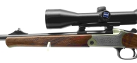 Einzellader B&uuml;chse Blaser - K95 - Note 2  - f&uuml;hrige gut gepflegte Kipplaufb&uuml;chse BLASER, Modell K95, Kaliber 8x57JRS, mit sch&ouml;ner Holzvariante und Carl Zeiss Diavari VM mit 2,5-10x50* (Leuchtpunkt (Nacht)), am Hinterschaft leichte jagdliche Nutzungspuren 