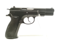 halbautomatische Pistole ZBROJOVKA BRNO - CZ 75 - Note 2  - beliebte Einsteiger-Sportpistole im Kal. 9mmLuger, sehr robuste Pistole, Vollmetall, oft bei Sch&uuml;tzenvereinen zu finden, linksseitige Sicherung, Gebrauchsvisierung (Kimme / Korn, nicht verstellba