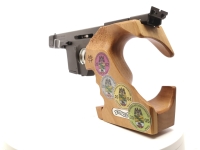 halbautomatische Pistole Walther - OSP - Note 2  - olympische Schnellfeuerpistole Walther OSP2000 mit Morini (Walther Kooperation) Sportformgriff f. Rechtsh&auml;nder, Gr&ouml;&szlig;e M (verstellbar), verstellbare Kimme in H&ouml;he und Seite, fein eingestellter Matchabzug (