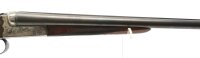 Doppelflinte SAUER-AYA - ohne - Note 3  - f&uuml;hrige, leichte Doppelflinte von Sauer-Aya, Kal. 12/70, kein Stahlschrotbeschu&szlig;, leichter silberfarbener verzierter Systemkasten, Riemenb&uuml;gel&ouml;sen, ventilierte Schaftkappe, aufgebrachtes Lang-Leuchtvisier mit rote