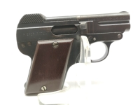 halbautomatische Pistole Steyr - Pieper 1909 - Note 3  - STEYR Pieper Patent im Kal. 6,35mm Browning aus Sammlungsaufl&ouml;sung, mit Beschusszeichen Wien, Zustand altersbedingt Note 3, technisch in Ordnung, leichte Rostn&auml;rbchen &auml;u&szlig;erlich erkennbar, Bakelitgri