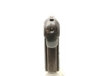 halbautomatische Pistole Melior - Brevete - Note 3  - belgische Taschenpistole von Melior im Kal. 6,35mm Browning, Modell Typ III, mit Bakelitgriffschalen in schwarz mit Melior Logo, Spannanzeige, Steckmagazin, Kimme und Korn, linksseitige Sicherung, im a