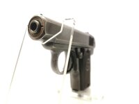 halbautomatische Pistole Melior - Brevete - Note 3  - belgische Taschenpistole von Melior im Kal. 6,35mm Browning, Modell Typ III, mit Bakelitgriffschalen in schwarz mit Melior Logo, Spannanzeige, Steckmagazin, Kimme und Korn, linksseitige Sicherung, im a
