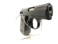 halbautomatische Pistole FN - Baby - Note 2  - belgische "Baby"-Taschenpistole mit Holzgriffschalen, Kal. 6,35mm Browning, Holzgriffschalen mit FN Logo plus Schriftzug "Baby", linksseitige Sicherung, Steckmagazin, optisch und technisch im gutem gepflegtem