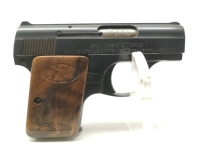 halbautomatische Pistole FN - Baby - Note 2  - belgische "Baby"-Taschenpistole mit Bakelitgriffschalen, Kal. 6,35mm Browning, Bakelitgriffschalen im Holzdesign mit FN Logo plus Schriftzug "Baby", linksseitige Sicherung, Steckmagazin, optisch und technisch