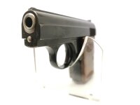 halbautomatische Pistole FN - Baby - Note 2  - belgische "Baby"-Taschenpistole mit Bakelitgriffschalen, Kal. 6,35mm Browning, Bakelitgriffschalen im Holzdesign mit FN Logo plus Schriftzug "Baby", linksseitige Sicherung, Steckmagazin, optisch und technisch