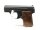 halbautomatische Pistole FN - Baby - Note 2  - belgische "Baby"-Taschenpistole mit Bakelitgriffschalen, Kal. 6,35mm Browning, Bakelitgriffschalen im Holzdesign mit FN Logo plus Schriftzug "Baby", linksseitige Sicherung, Steckmagazin, optisch und technisch