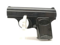 halbautomatische Pistole FN - Baby - Note 2  - belgische "Baby"-Taschenpistole mit Bakelitgriffschalen, Kal. 6,35mm Browning, Bakelitgriffschalen mit FN Logo plus Schriftzug "Baby", linksseitige Sicherung, Steckmagazin, optisch und technisch im gutem gepf