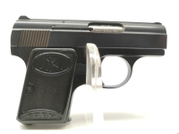halbautomatische Pistole FN - Baby - Note 2  - belgische "Baby"-Taschenpistole mit Bakelitgriffschalen, Kal. 6,35mm Browning, Bakelitgriffschalen mit FN Logo plus Schriftzug "Baby", linksseitige Sicherung, Steckmagazin, optisch und technisch im gutem gepf